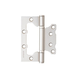 Петля дверная накладная APECS 100х75х2,5-B2 Steel NISM супер. мат.никель (1шт)