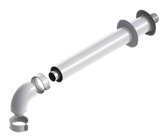Коаксиальный дымоход Vaillant DN Ø60/100 - 0.75 м.