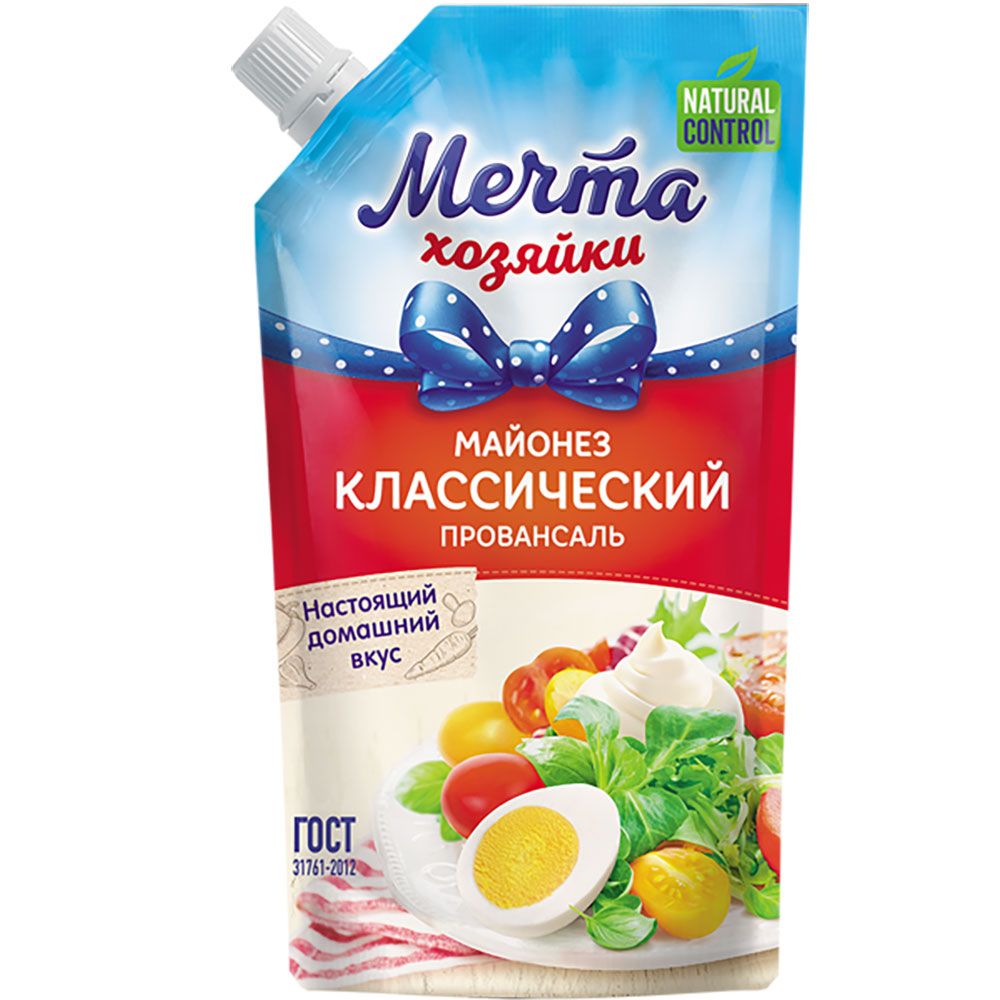 Майонез МечтаХозяйки классический провансаль 50,5% 350мл