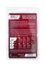 Насадка Black&Red для двойного проникновения чёрная 19 см