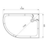 Душевая кабина AvaCan EM1511 R LED