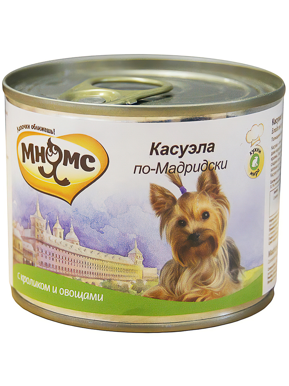 Мнямс консервы Касуэла по-Мадридски кролик с овощами для собак 200 г