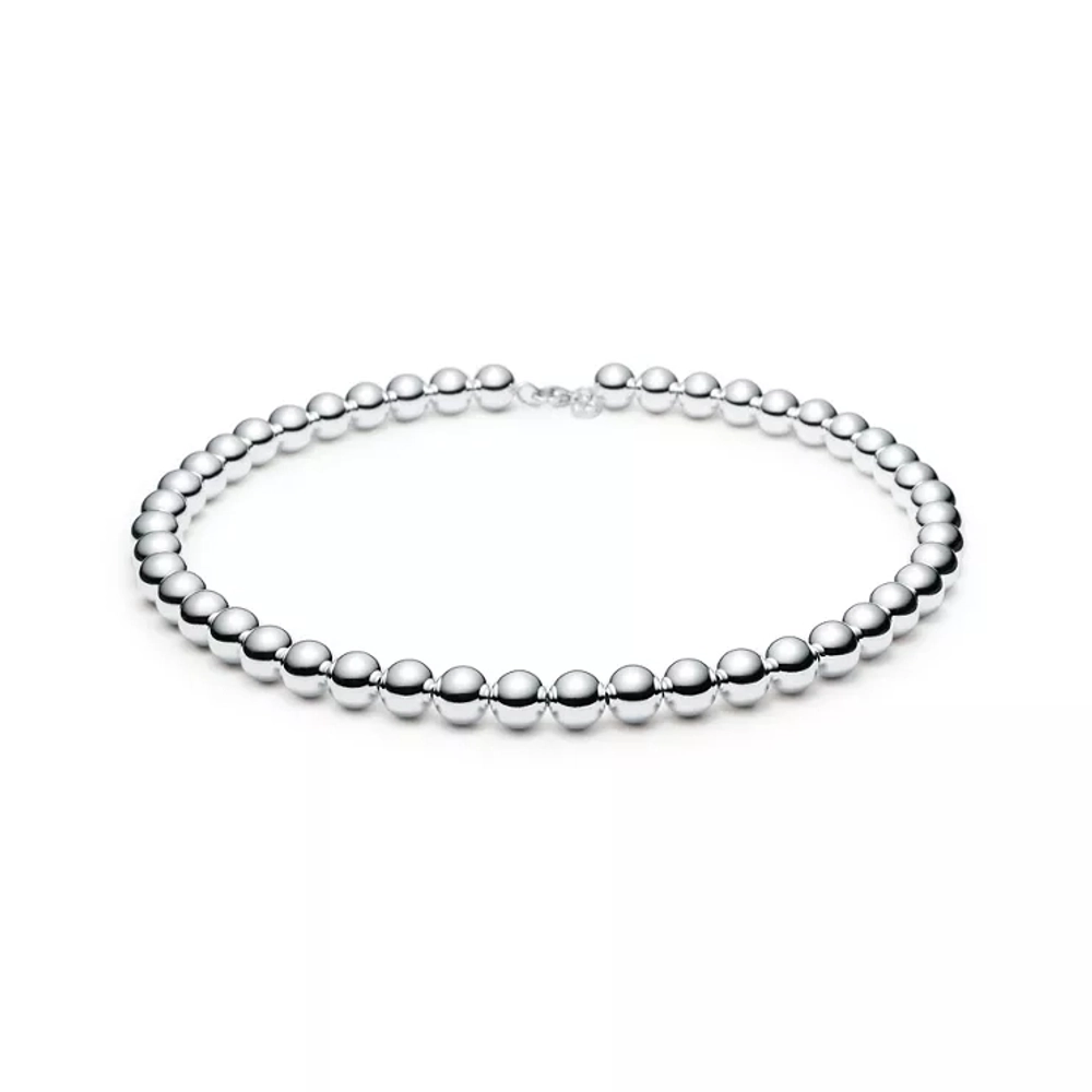 Колье из серебра 925, Tiffany 💠Hard Wear Ball 10mm