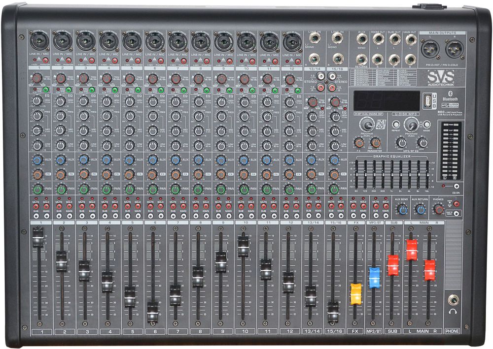SVS Audiotechnik mixers AM-16