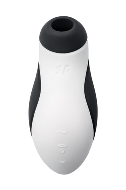 Вакуум-волновой бесконтактный стимулятор клитора Satisfyer Orca, силикон, черный, 11,5 см.