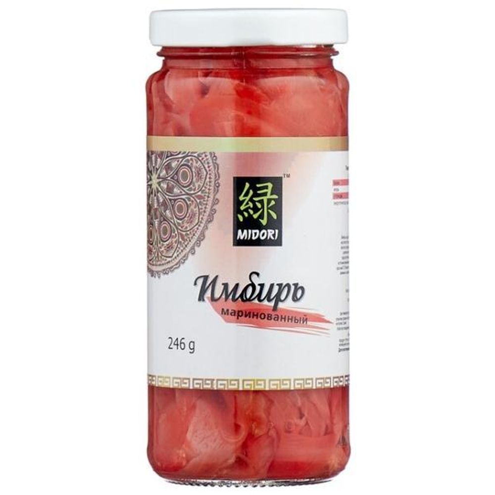 Имбирь маринованный MIDORI, 246 г