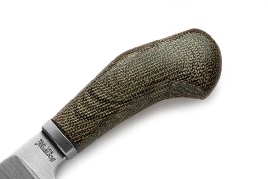 Нож фиксированный Lion Steel Willy - сталь М390, рукоять микарта, ножны кожа