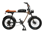 Электровелосипед 20" TIMETRY D901 7ск. 48V18AH 500W черно-золотой