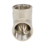 Угольник латунь никель Ду 15 (1/2") ВР/ВР VALFEX VF.090.N.012
