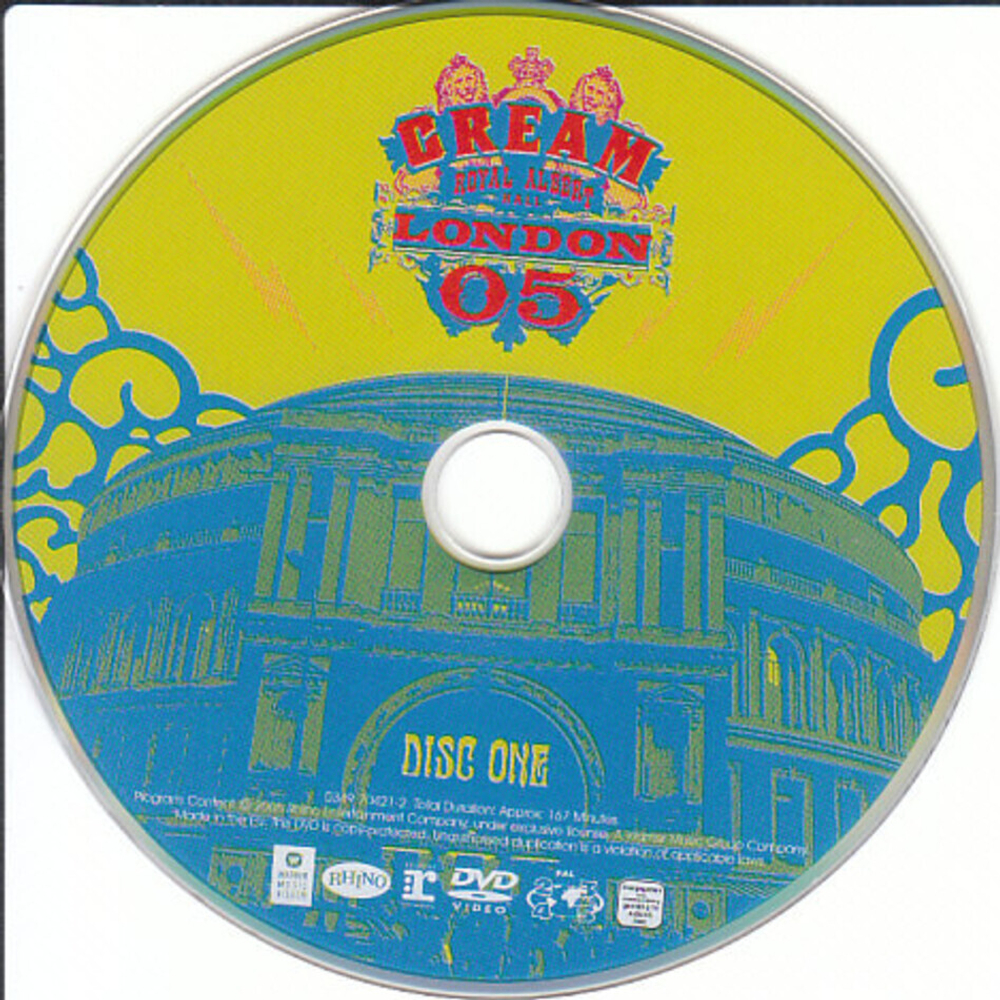 Cream / Royal Albert Hall - London - May 2-3-5-6 2005 (2DVD)