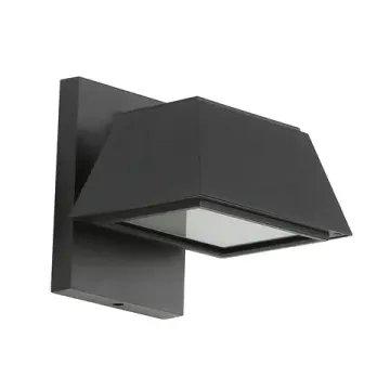 Настенный уличный светильник 15W 4000K 4300-1W черный Trapezium Favourite