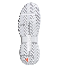 Теннисные кроссовки Adidas Solematch Control 2 M - cloud white/core black/lucid orange