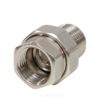 Соединитель латунь никель американка Ду 15 (1/2") прямой ВР/НР VALFEX VF.340.N.012