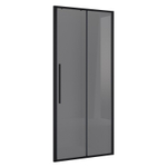 Дверь в нишу Niagara Nova NG-85-9TB (90х195) черный матовый,стекло тонированное,дверь раздвижная,1 место