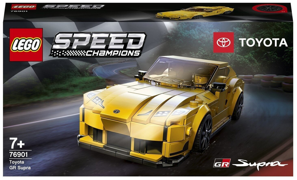 Конструктор LEGO Speed Champions 76901 Toyota GR Supra, деталей 299 (из Финляндии)
