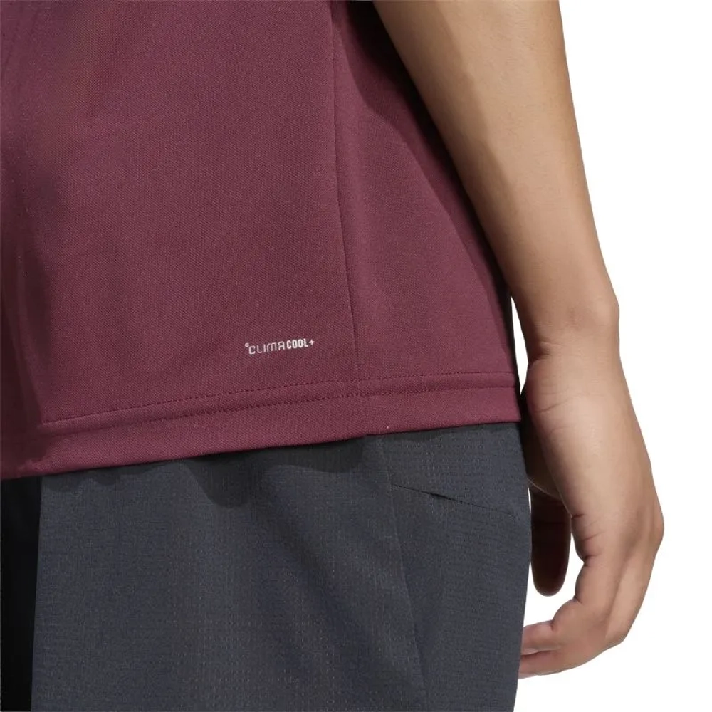 Мужская теннисная футболка Adidas Sleeveless - maroon