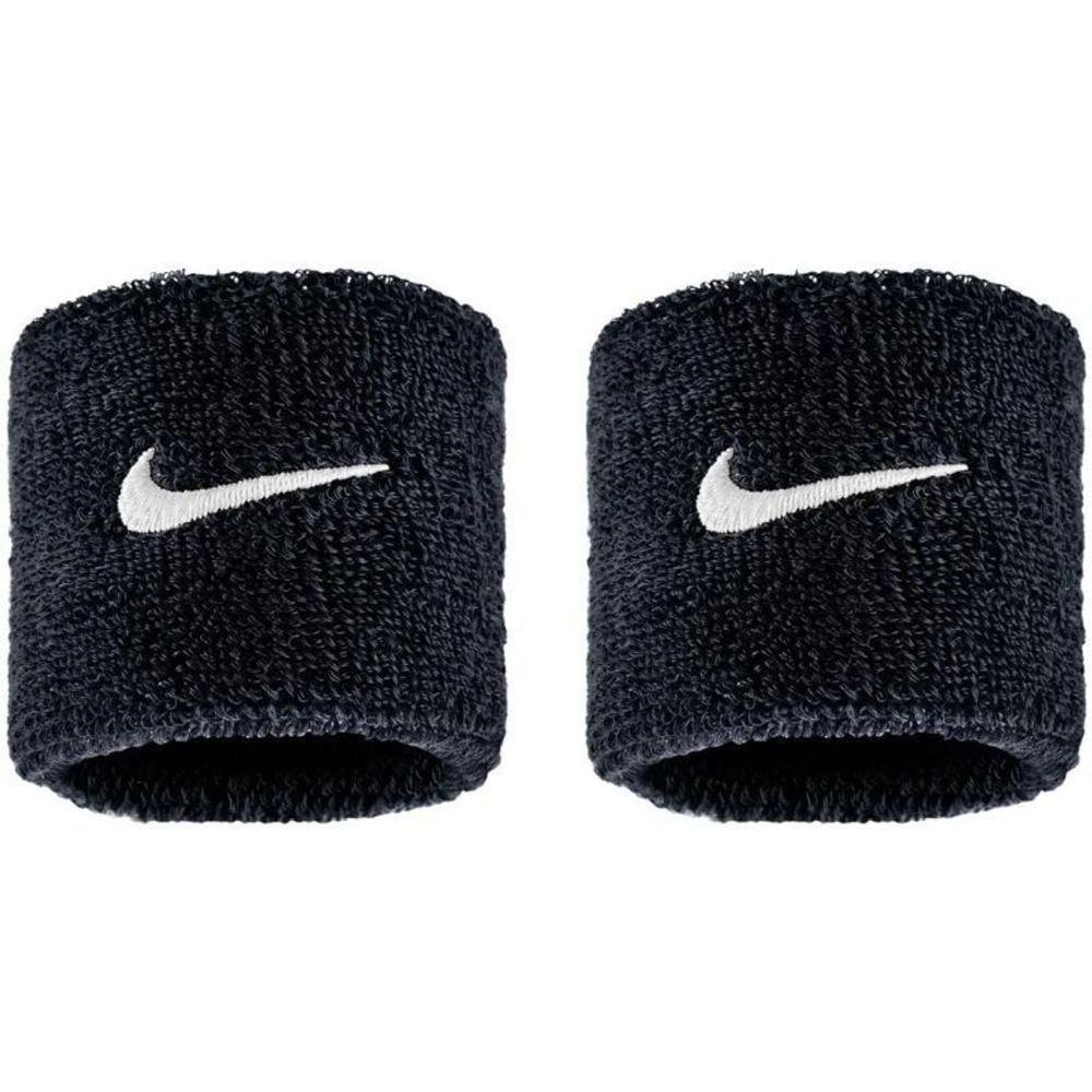 Напульсник теннисный Nike Swoosh 2P - black/white
