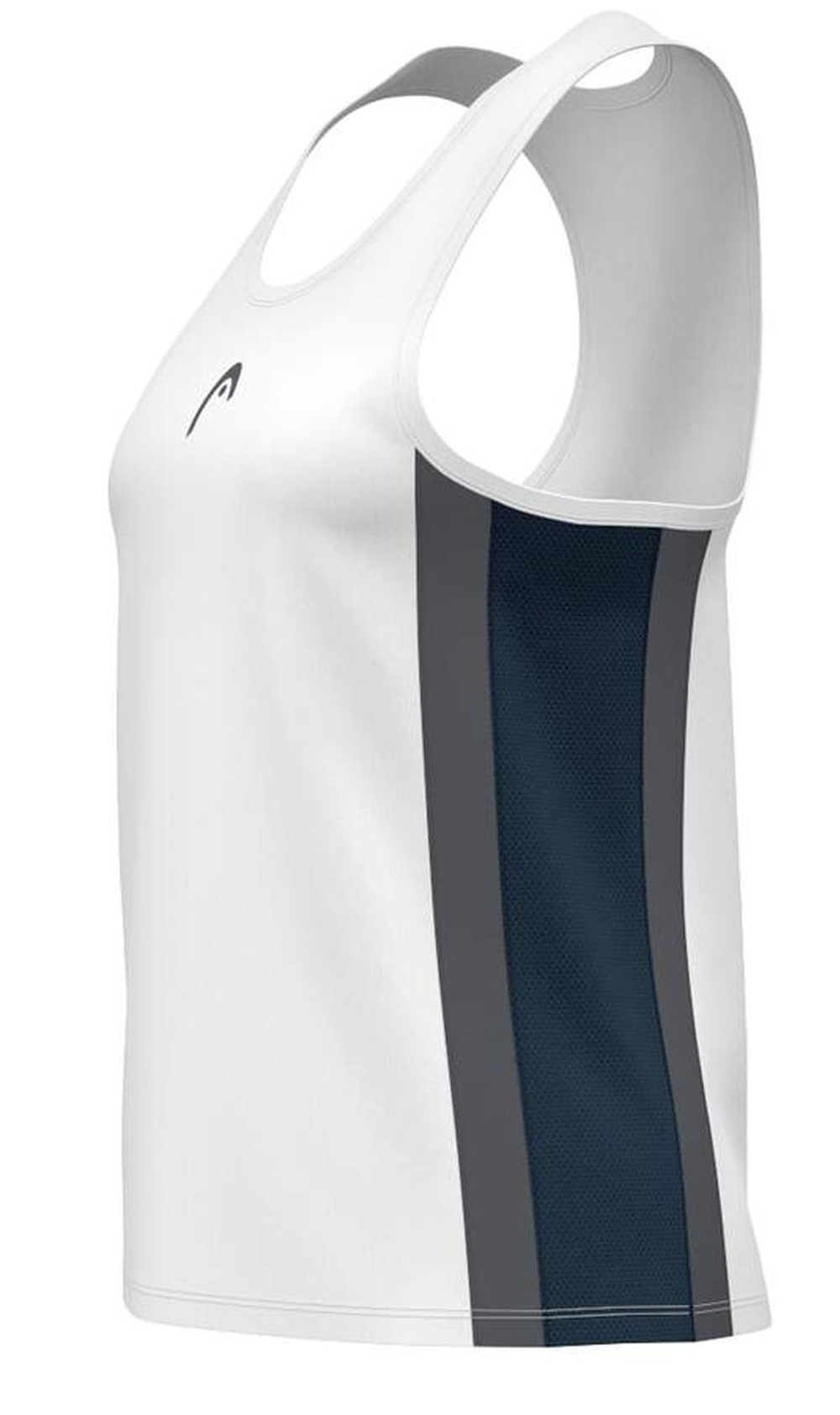 Женский теннисный топ Head Club 25 Tech Tank — navy/white