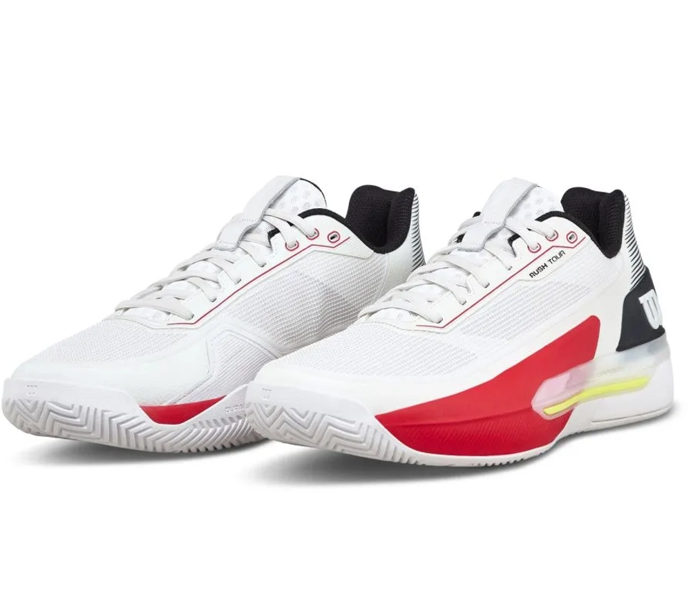 Теннисные кроссовки Wilson Rush Tour 5 - white/black/infrared