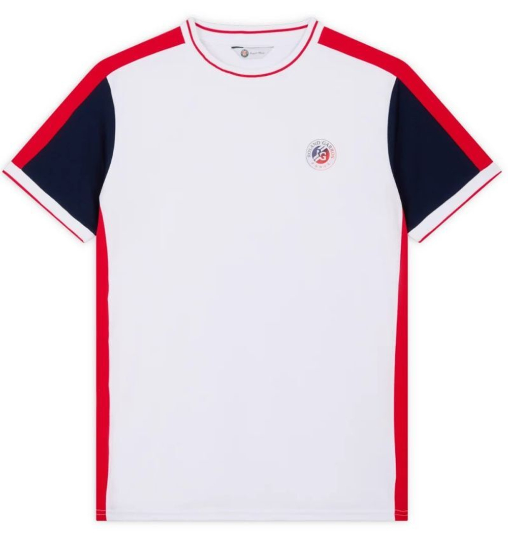Мужская теннисная футболка Roland Garros Tricolore