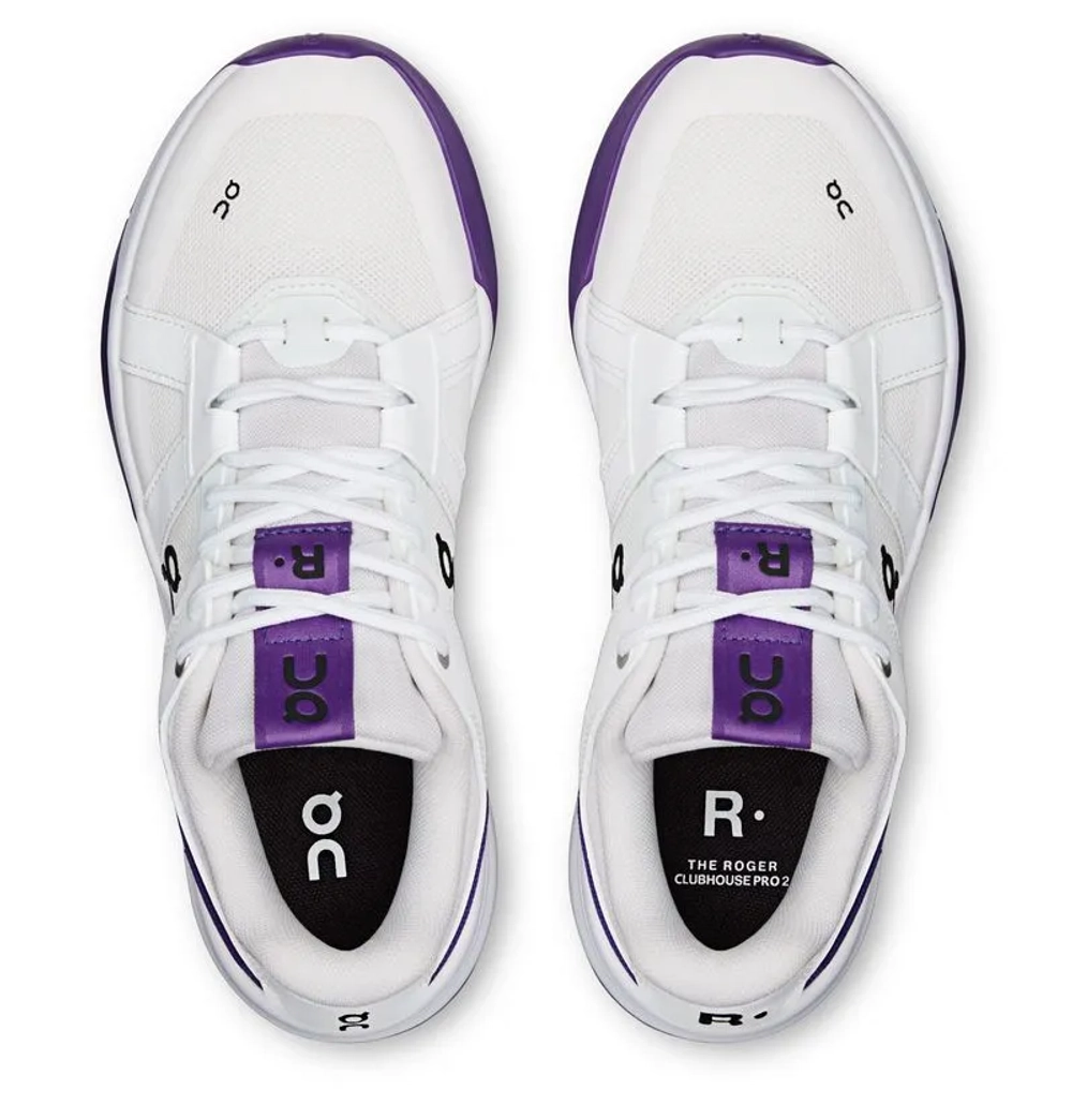 Женские теннисные кроссовки On The Roger Clubhouse Pro 2 - white/amethyst