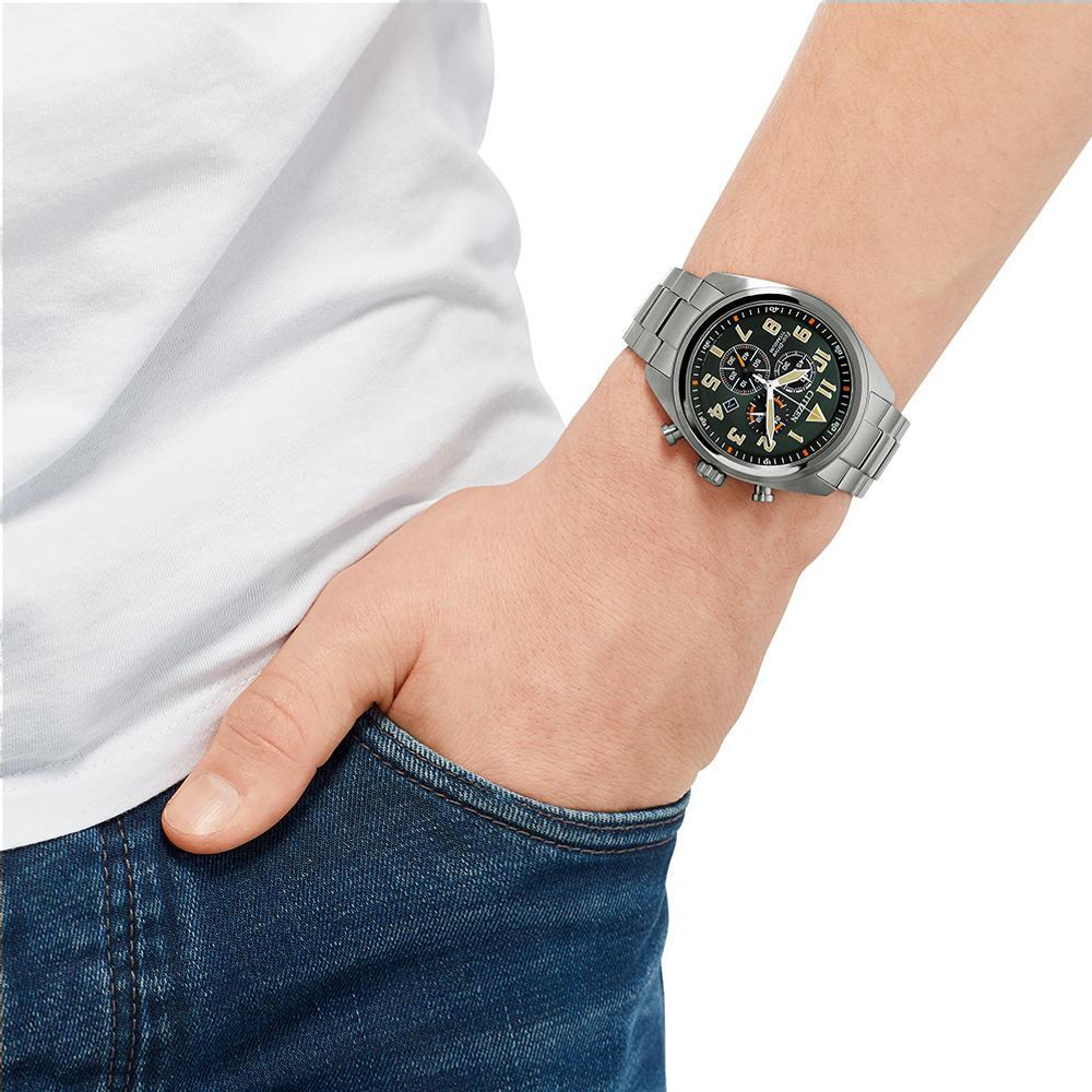 Мужские японские наручные часы Citizen AT2480-81E