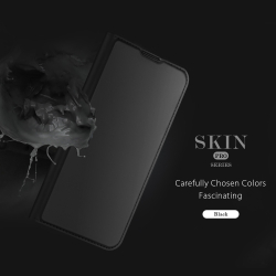 Чехол книжка из кожи черного цвета для Samsung Galaxy A53 5G, серия Skin Pro Series от Dux Ducis