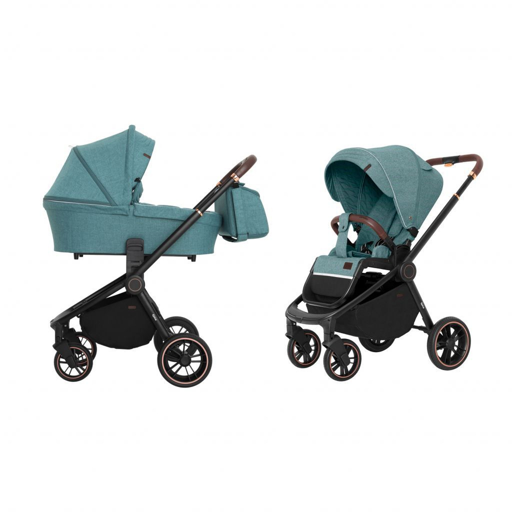 Коляска 2 в 1 Carrello Epica CRL-8510/1, Tea Green / Черная рама