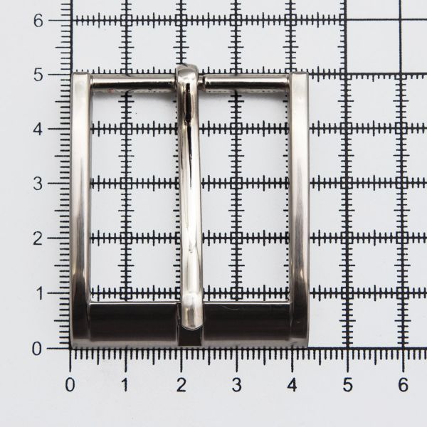 Пряжка ременная металл 35.0 мм (внешн. 42х50 мм), T.Silver, 3 шт