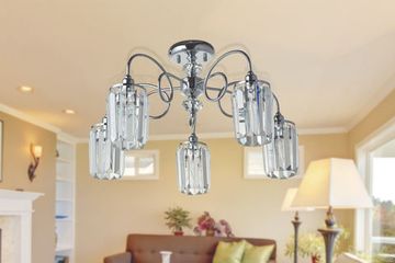 Люстра потолочная CL330151 хром Синди Citilux