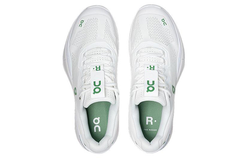 FEIDELEI x On The Roger Pro Cushioning Slip Resistant Low top Tennis Shoes Men"s White