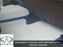 Автоковрики с бортами для Infiniti FX II S51 рестайл (2012-2013)