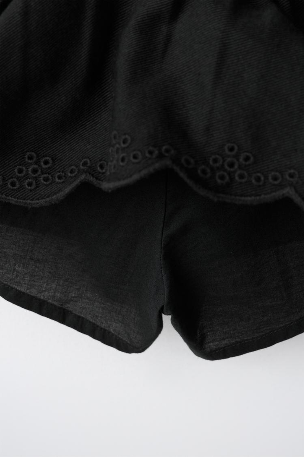 ZARA БАРХАТНАЯ ЮБКА С ЗАКЛЕПКАМИ, ЧЕРНЫЙ