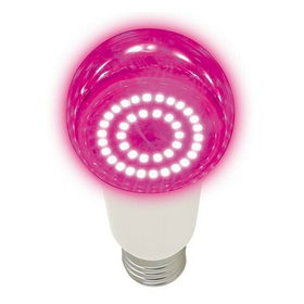 Лампа светодиодная для растений LED-A60-15W/SPSB/E27/CL PLP30GR Форма "А" прозрачная UL-00004582