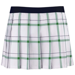 Женская теннисная юбка Fila Liv - white/court green check