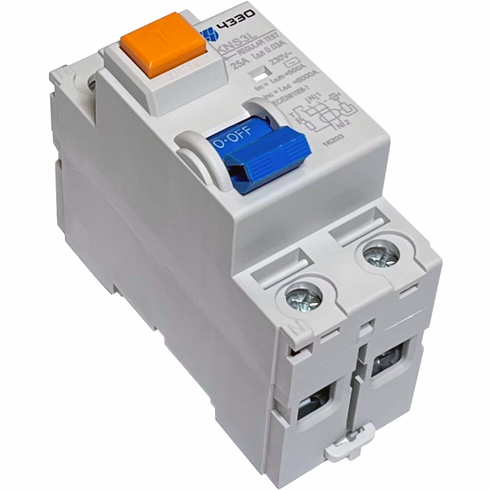 Дифференциальный автоматический выключатель KNS3L-AC-2P-B25