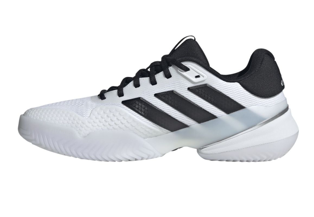 Мужские кроссовки теннисные Adidas Barricade 14 M - cloud white/core black/lucid red