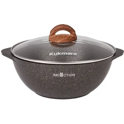 Казан 3,5л со стеклянной крышкой, АП линия «Granit Ultra Induction» (original)