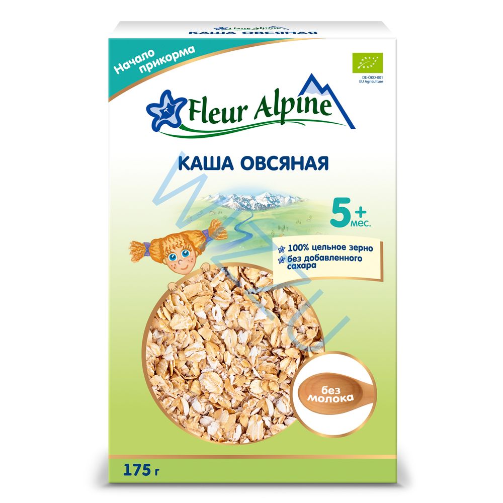 Каша безмолочная сухая Овсяная Fleur Alpine, 175 г