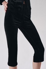 БРЮКИ КАПРИ ИЗ БАРХАТА — ZARA