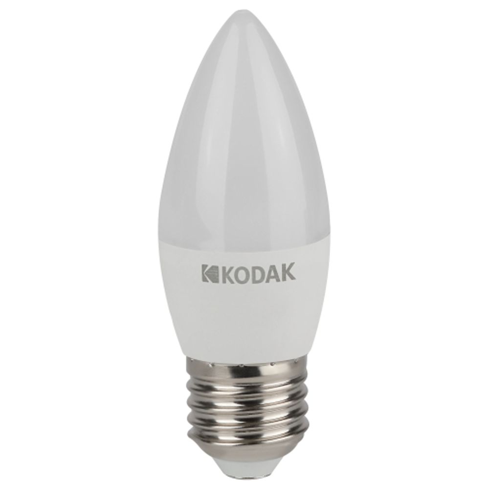 Лампа светодиодная Kodak LED B35-7W-840-E27 K 7Вт свеча нейтральный белый свет Е27 | Kodak