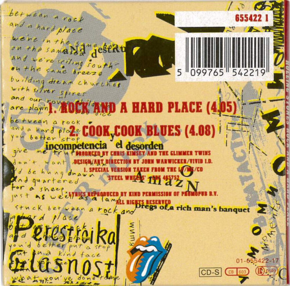 The Rolling Stones / Rock And A Hard Place (CD Single)