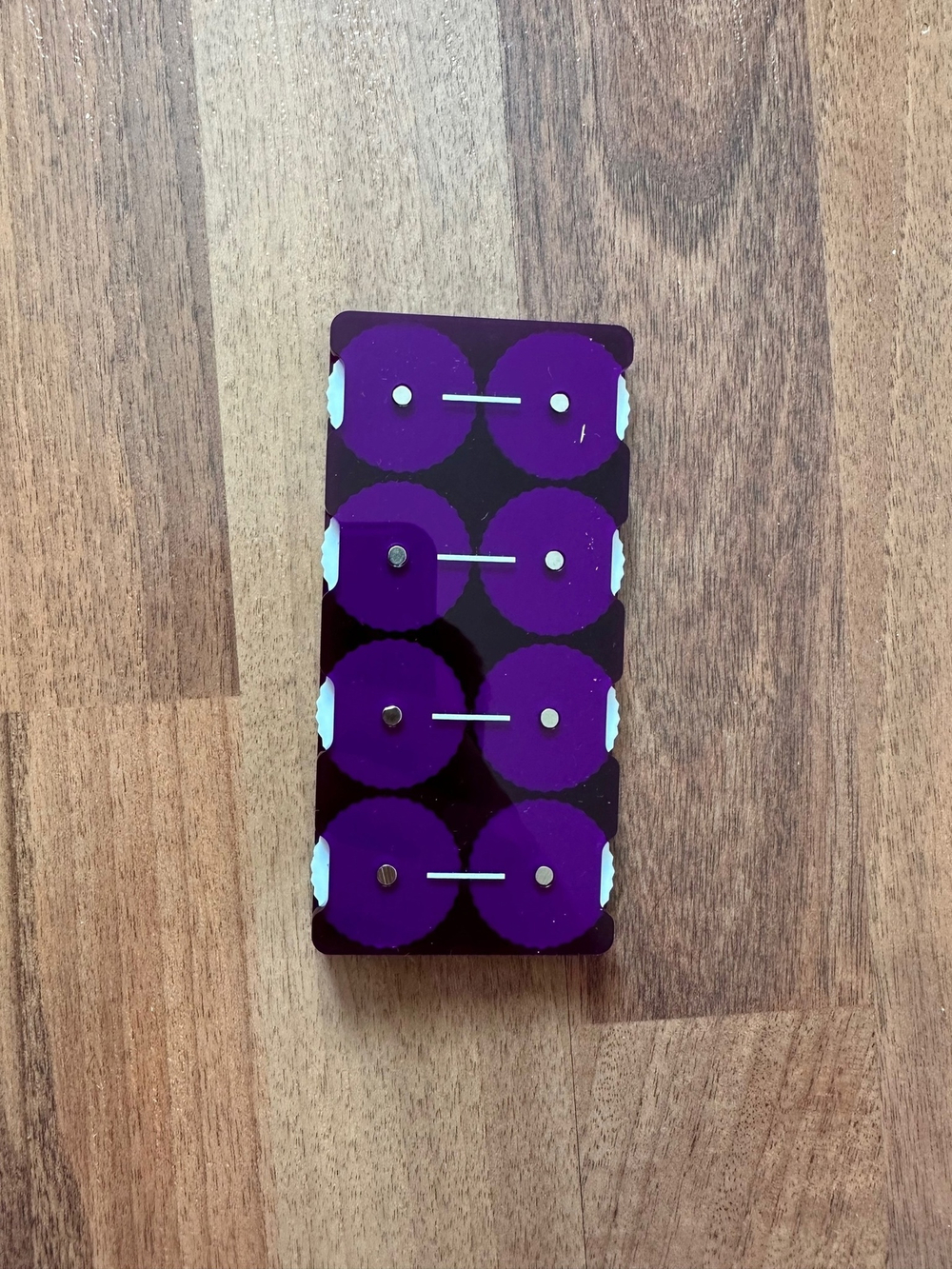 Big Counters Fraction Design. Violet