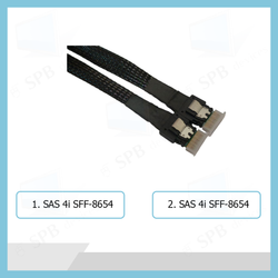 Кабель SLIMLINE SAS 4i SFF-8654 - SLIMLINE SAS 4i SFF-8654 1.0 м