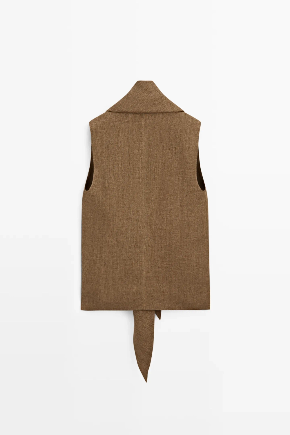 Жилет с льняными шнурками - MASSIMO DUTTI