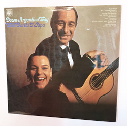 Винтажная виниловая пластинка LP Dorita Y Pepe Down Argentina Way (UK 1969)