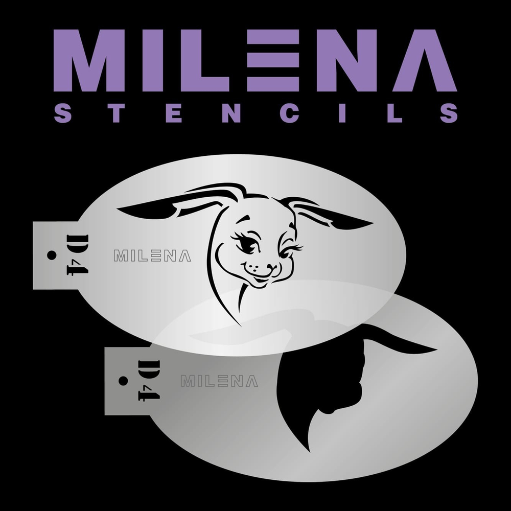 Трафарет Milena D4