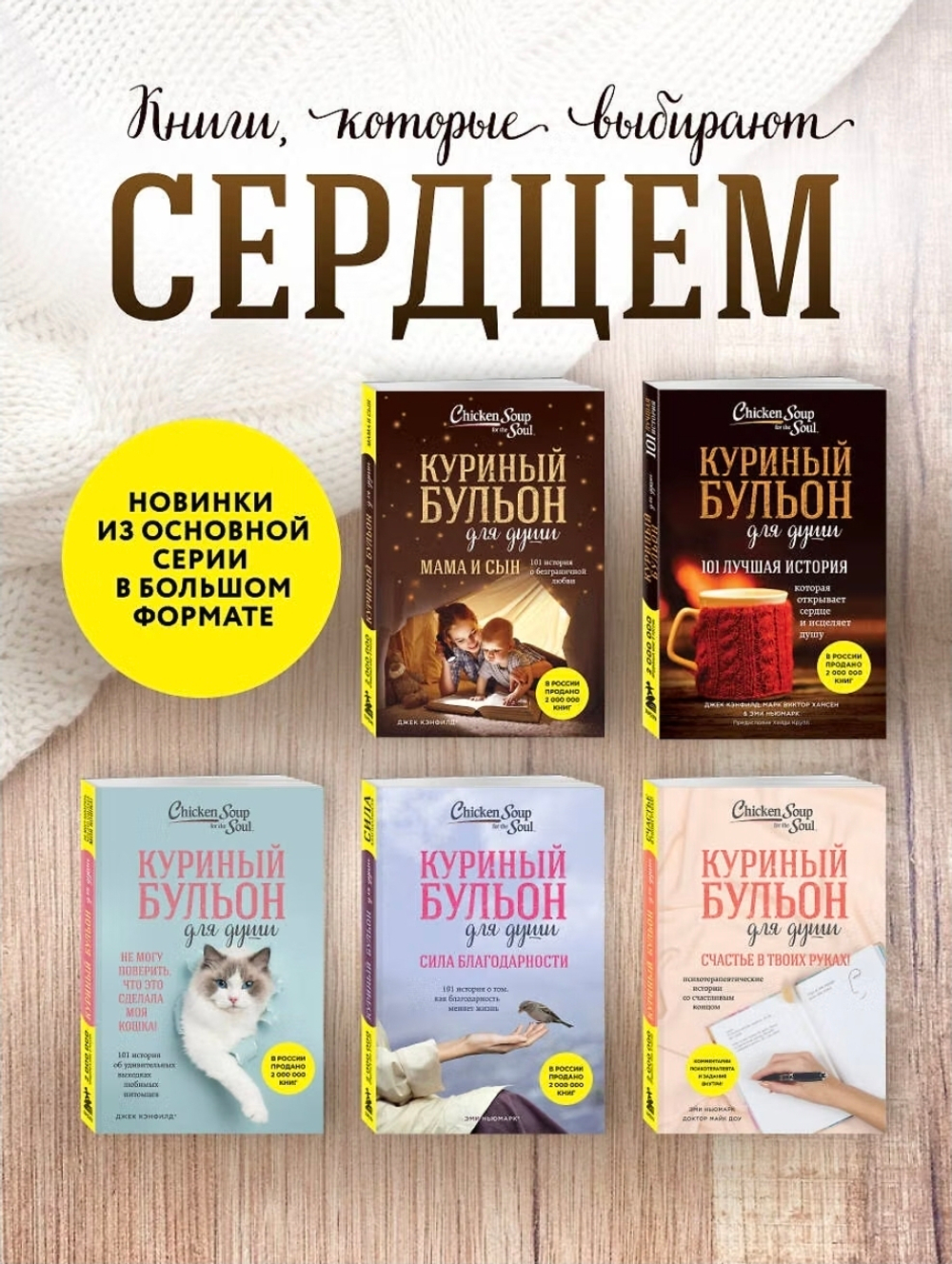 Куриный бульон для души. 101 лучшая история. Джек Кэнфилд, Марк Хансен, Эми Ньюмарк