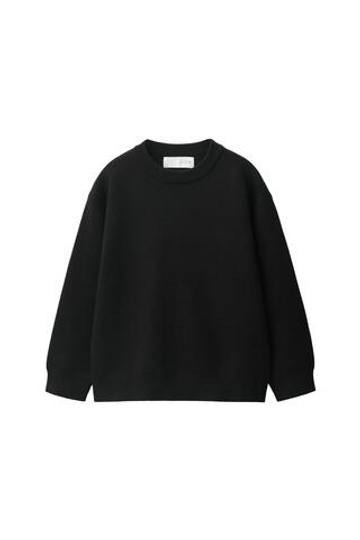 ZARA ОДНОТОННЫЙ СВИТЕР, ЧЕРНЫЙ