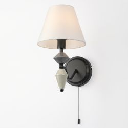 Бра светильник Rivoli Alisia 2096-401 1 х Е14 40 Вт классика с выключателем | Rivoli